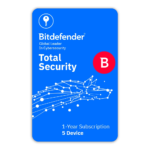 بيتديفيندير توتال سيكيوريتي 5 اجهزة لمدة سنة