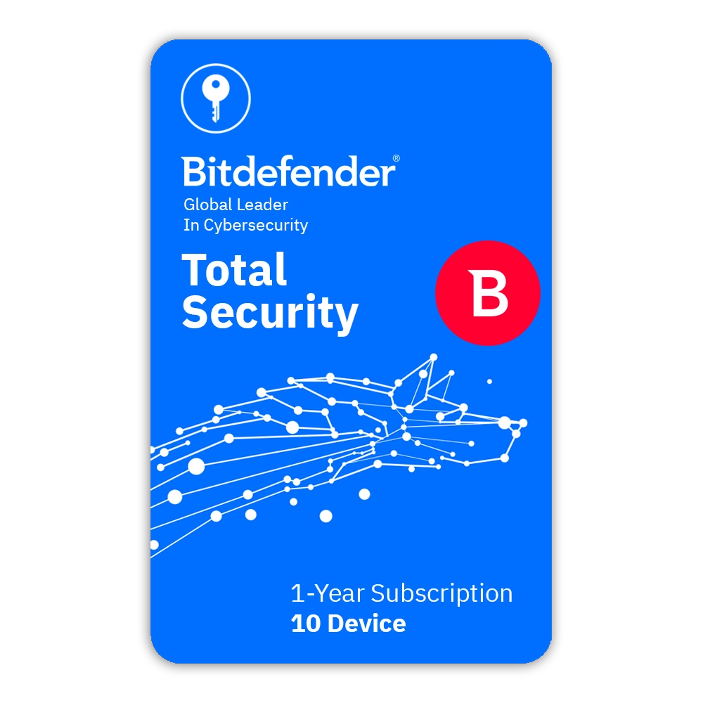 57 بيتديفيندير توتال سيكيوريتي 10 اجهزة لمدة سنة - الصورة 1